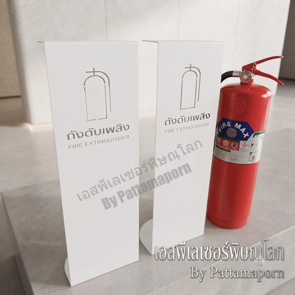 ที่วางถังดับเพลิง เหล็กฉลุเลเซอร์ สี2Kเกรดพรีเมี่ยมสไตล์มินิมอล ใช้กับถังดับเพลิงขนาดปกติทั่วไป