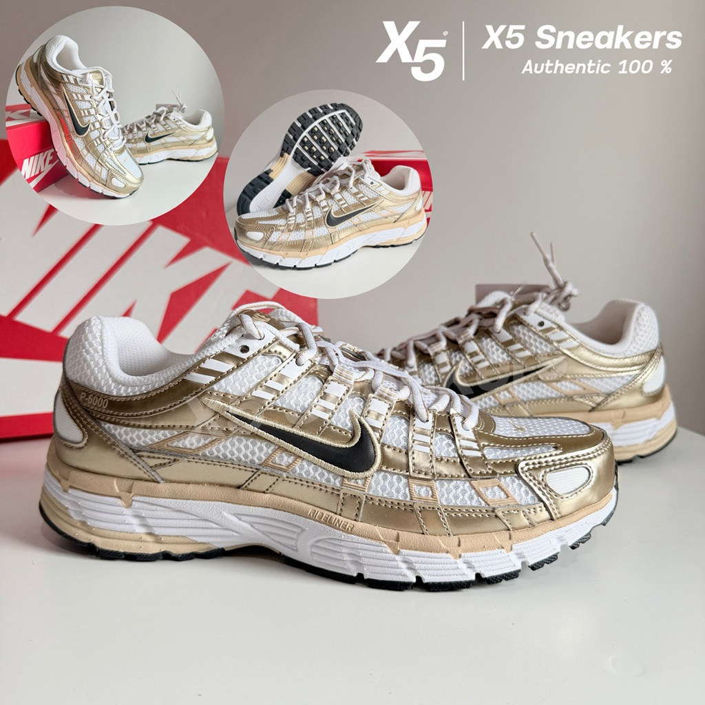 Nike ของแท้ 100% P6000 สีทองดำ