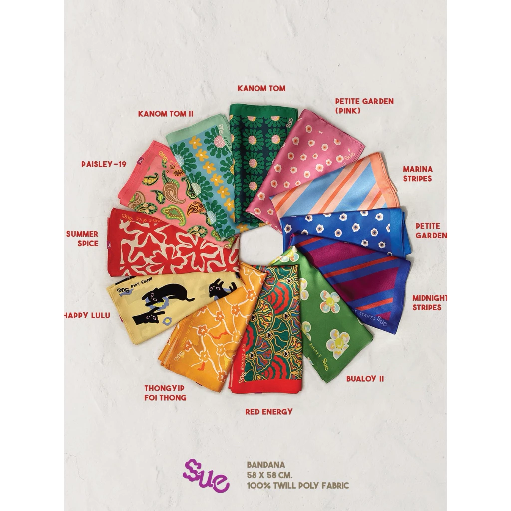 SUE - Bandana ผ้าโพกผม