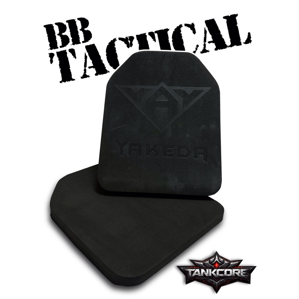 YAKEDA แผ่นโฟมดันทรง เสื้อเกราะ เสื้อเวส ขนาด 10X12 นิ้ว หนา 2cm. จำนวน 1 คู่ Airsoft