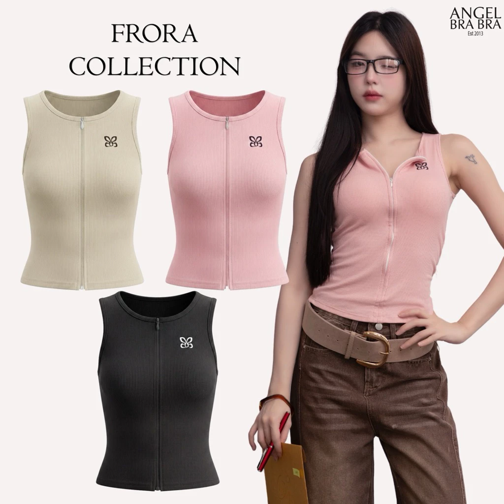 AngelBraBra เสื้อพร้อมบรา รุ่น Frora
