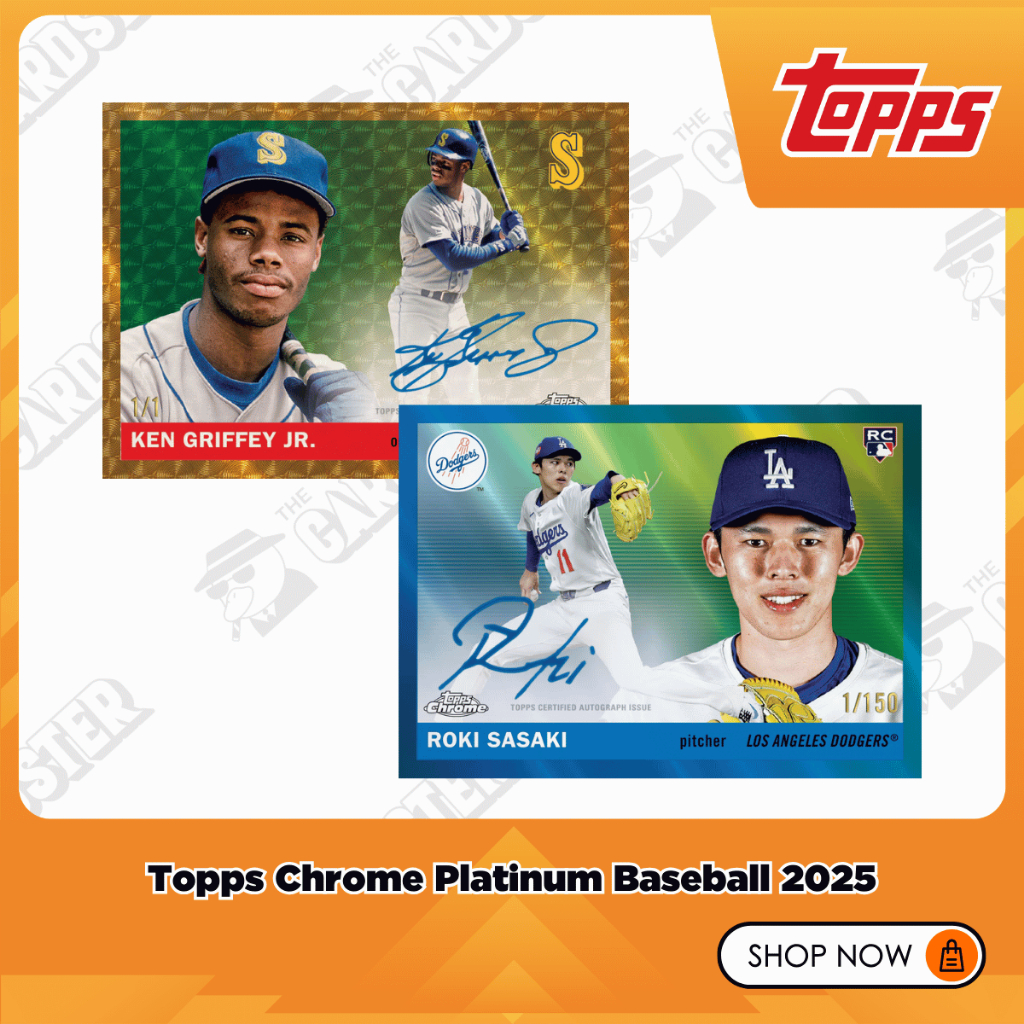 แบบซอง - Topps Chrome Platinum Baseball 2025 - Value Box รูปที่ 3