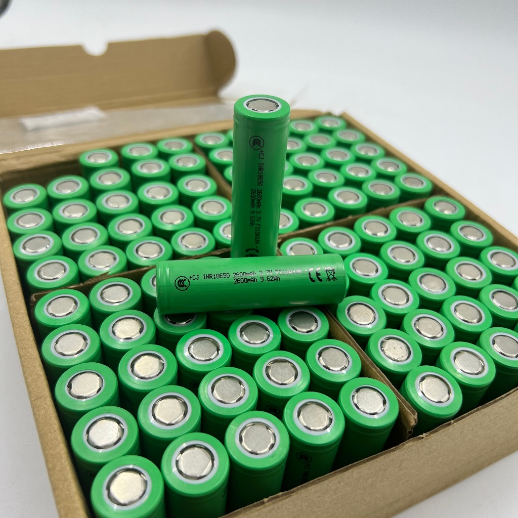 ถ่านชาร์จ 18650 CJ 2600mAh 5C  li-ion 3.7V หัวแบน แบตเตอรี่อเนกประสงค์  สินค้าพร้อมส่ง ความจุจริง