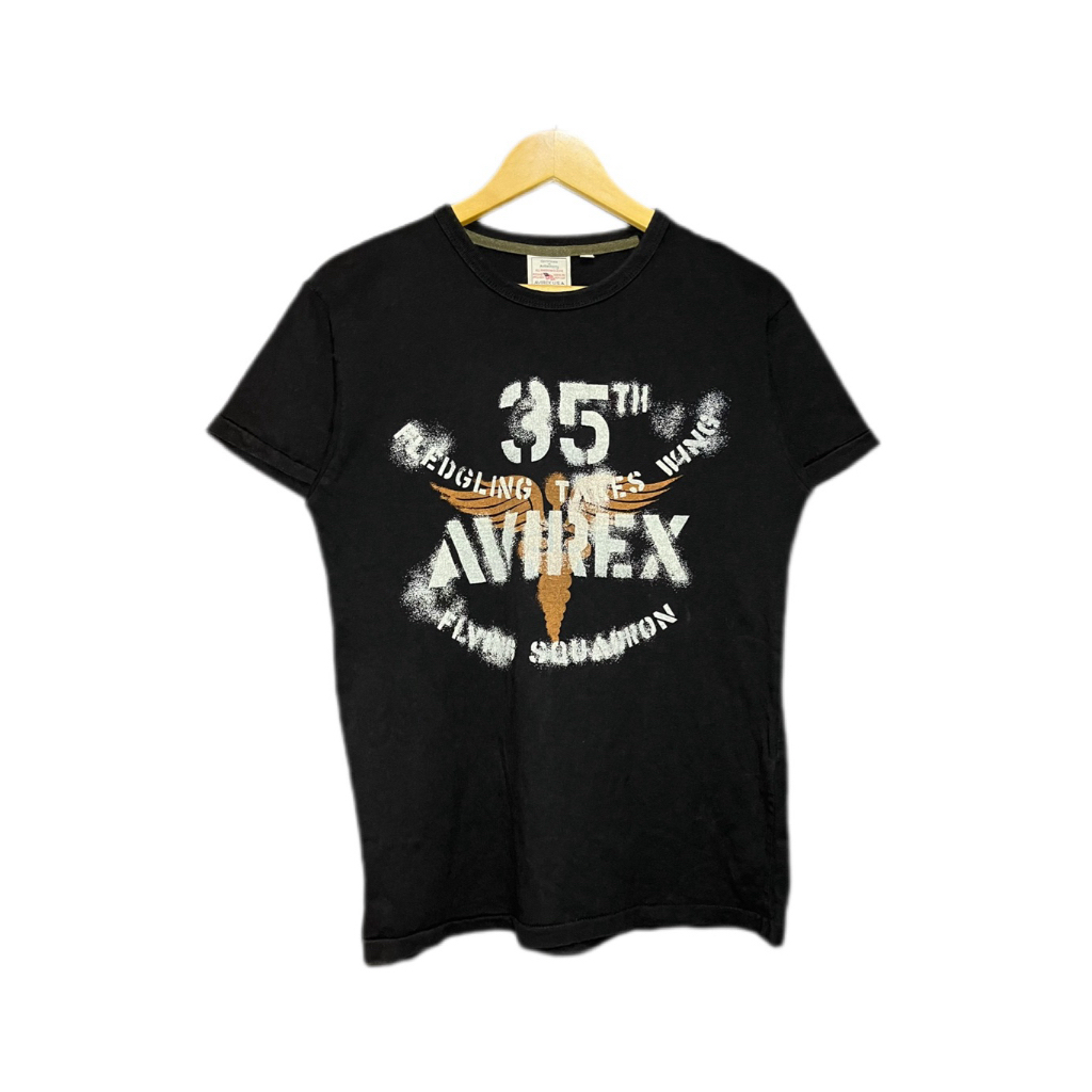 เสื้อยืด avirex มือสอง