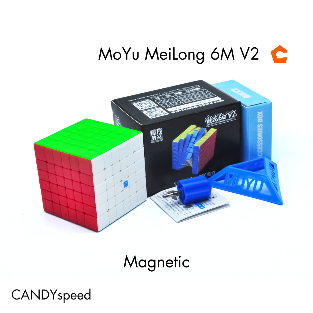 rubik Cube รูบิค MoYu MeiLong 6M V2 6x6 Megnetic มีแม่เหล็ก | By CANDYspeed