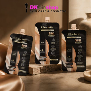 ชาร์ลอต รองพื้น (แบบกล่อง) พรีเมี่ยม ลอง-ลาสติ้งฟาวเดชั่น/CHARLOTTE PREMIUM LONG-LASTING FOUNDATION (มี 3 เบอร์ให้เลือก)