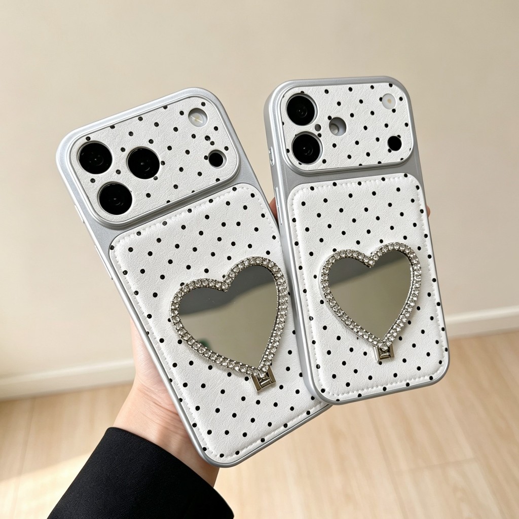 for iPhone17promax เคสหนังสกรีนลาย เคสพร้อมกิ๊บต๊อก pop up สำหรับ ไอโฟน17 17 pro max 16 pro max 15 pro max 14 pro max 13