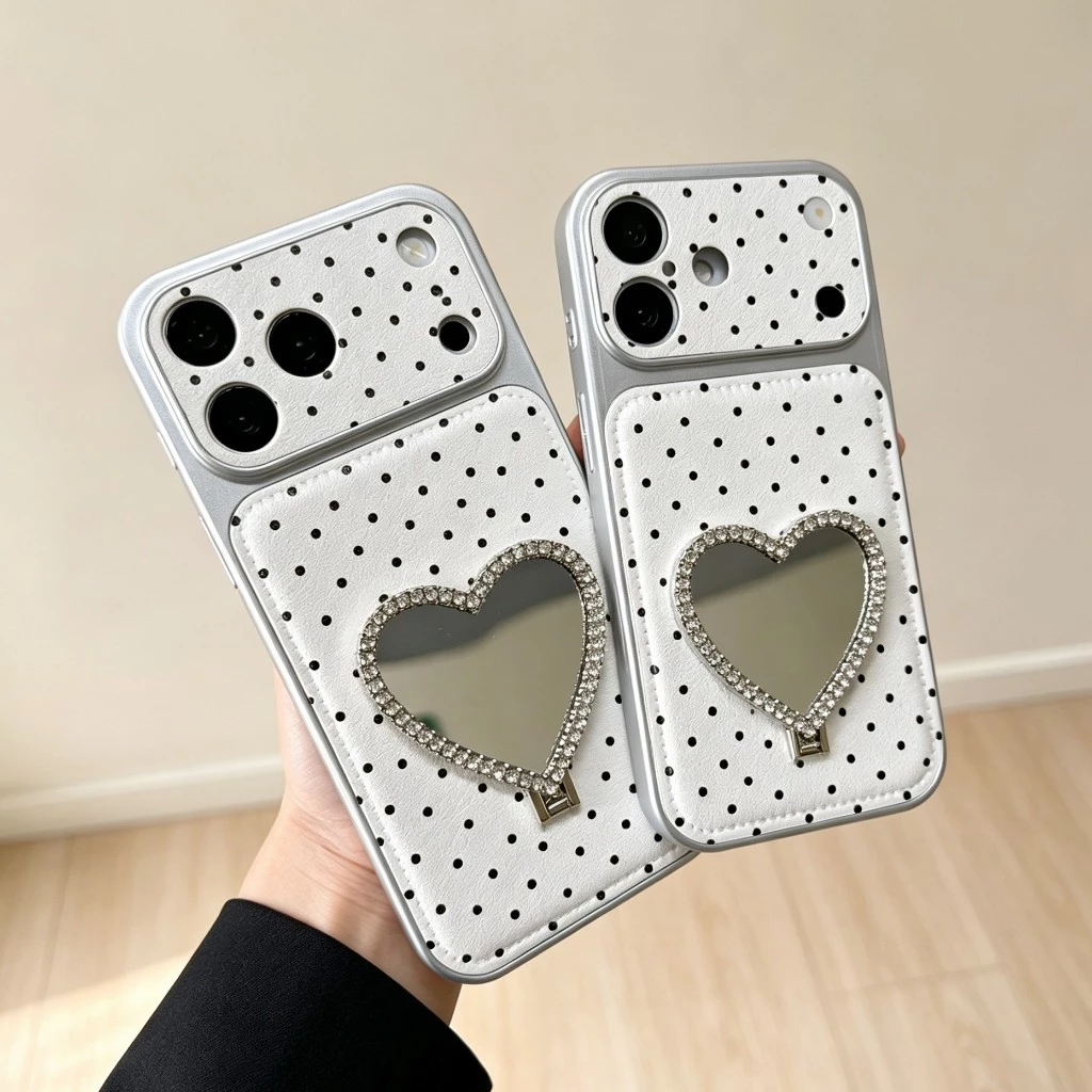 for iPhone17promax เคสหนังสกรีนลาย เคสพร้อมกิ๊บต๊อก pop up สำหรับ ไอโฟน17 17 pro max 16 pro max 15 pro max 14 pro max 13