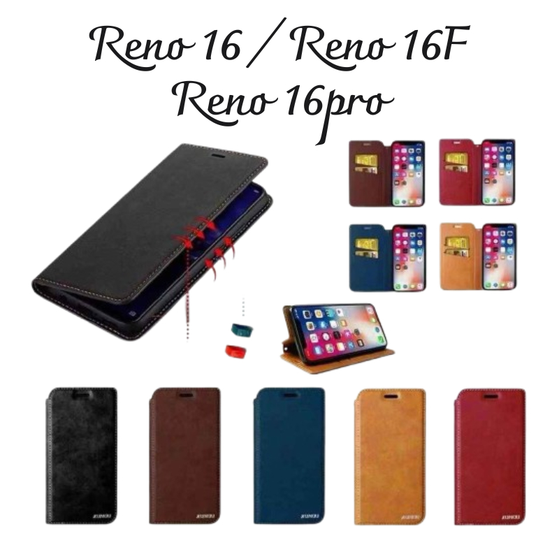เคส โทรศัพท์ ฝาพับ สำหรับรุ่น Reno 16 / 16F / 16pro พร้อมส่ง ในไทย