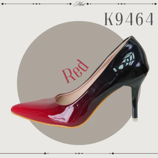 สินค้าพร้อมส่ง K9464 รองเท้าส้นสูง รองเท้าคัทชูปลายแหลม ส้นสูง3นิ้ว