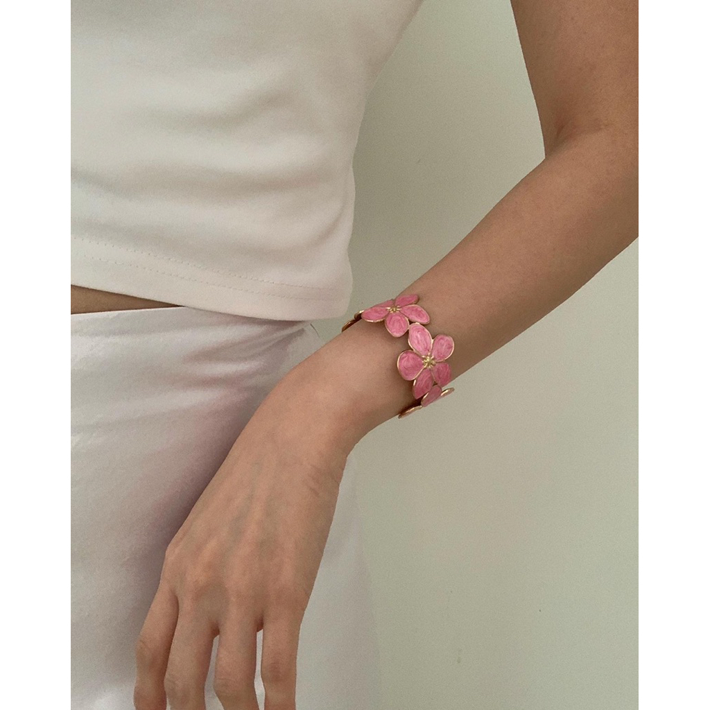 กำไลดอกไม้ กันน้ำ HER OBJECTIVE_HER SUMMER DAY BRACELET