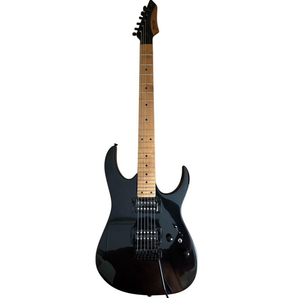 กีต้าร์ไฟฟ้า Deviser LG6 HH Black กีต้าร์ ทรง Ibanez Deviser Electric Guitar