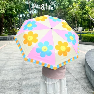 allwrite Umbrella ร่มพับอัตโนมัติ กันยูวี กันแดด กันฝน