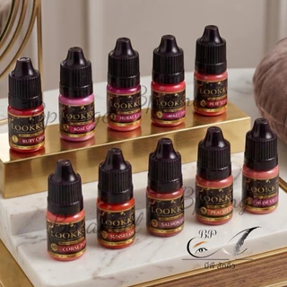 สี LOOKKUN สำหรับสีสักปากติดดีสีสวย สีแก้คล้ำ ขนาด5ml.