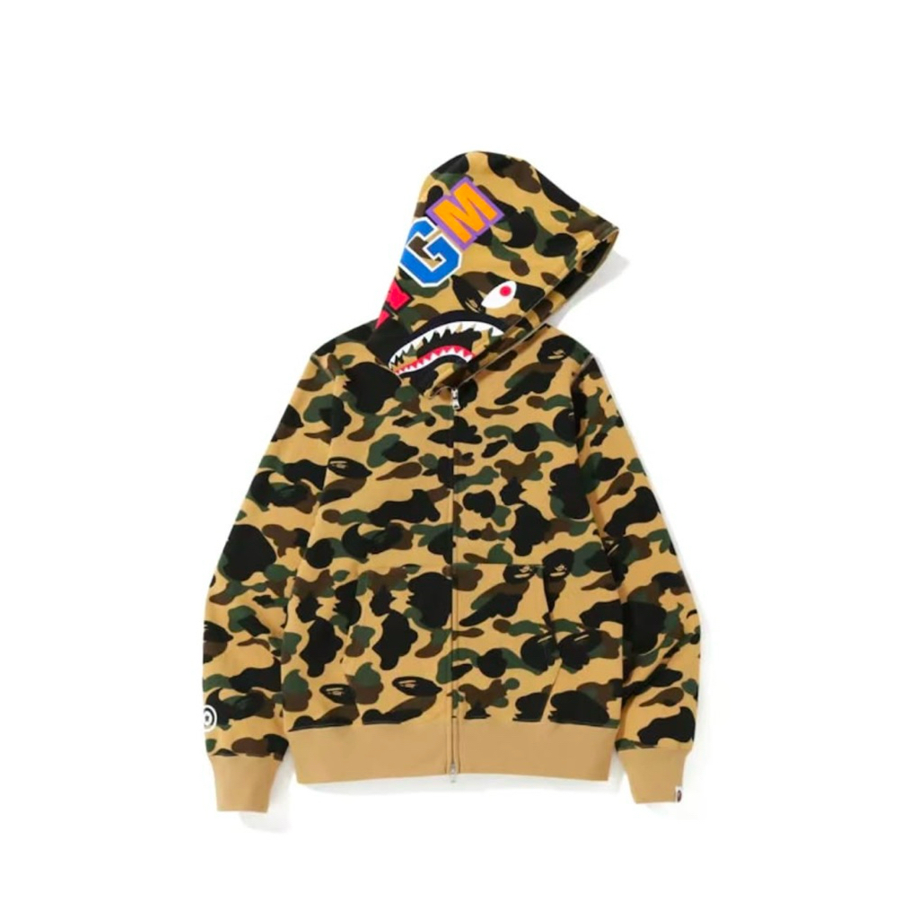 Bape hoodie full zip s.S💯%(พร้อมส่ง)