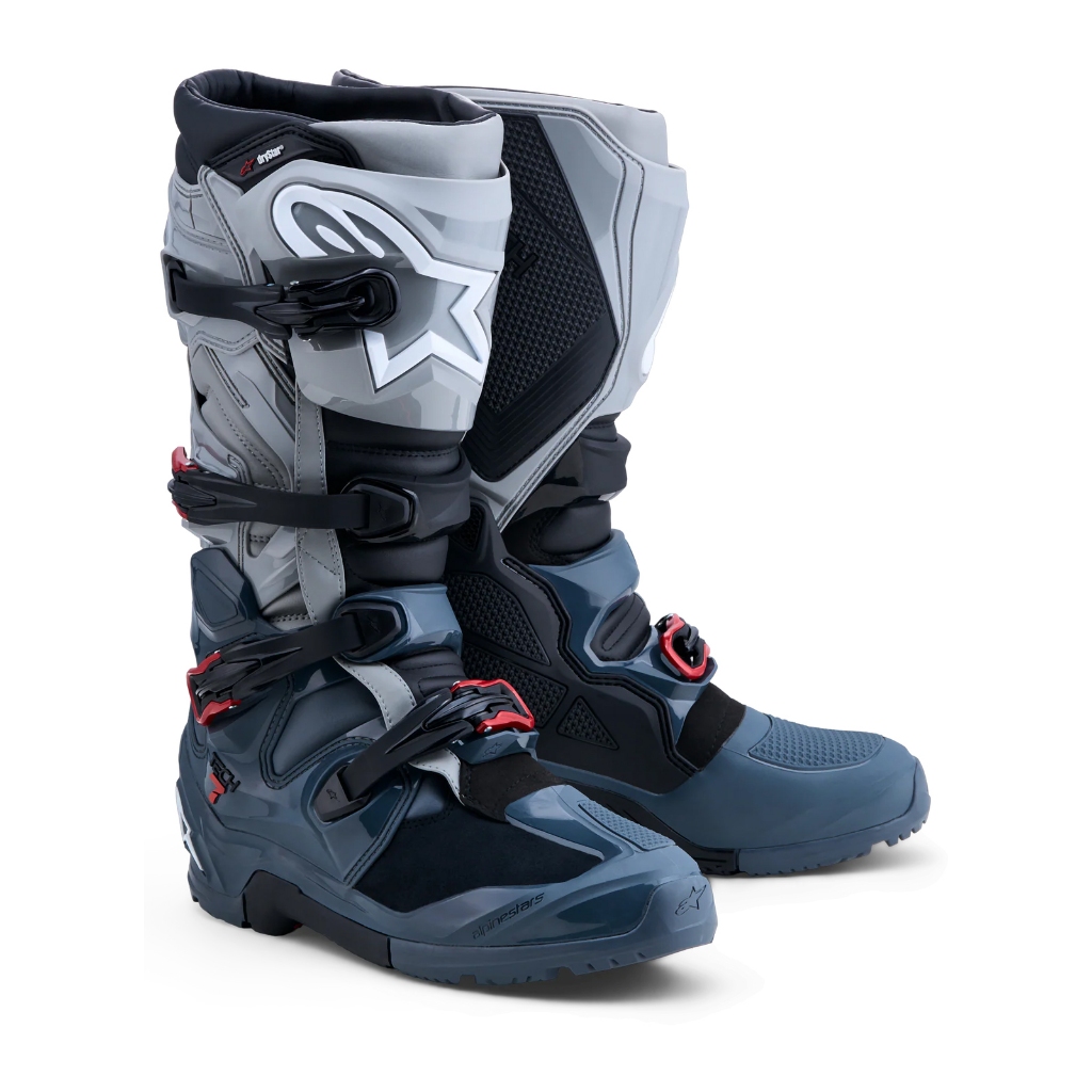 บูทวิบาก Tech 7 Enduro DryStar Boots Dark Grey / Mid Gray / Bright Red