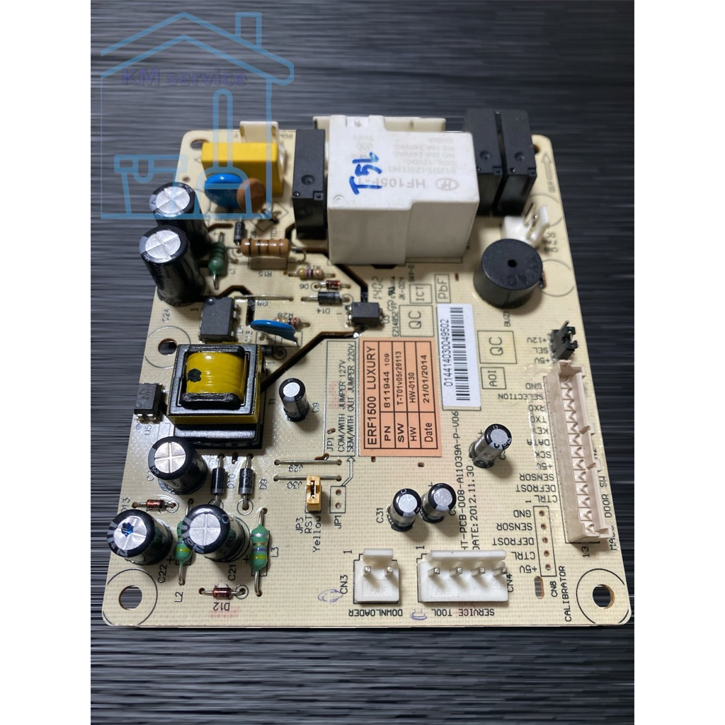 บอร์ดตู้เย็น ELECTROLUX 2 ประตู รุ่น ERF-1500 LUXURY Part No. A03083306 มือสองของแท้