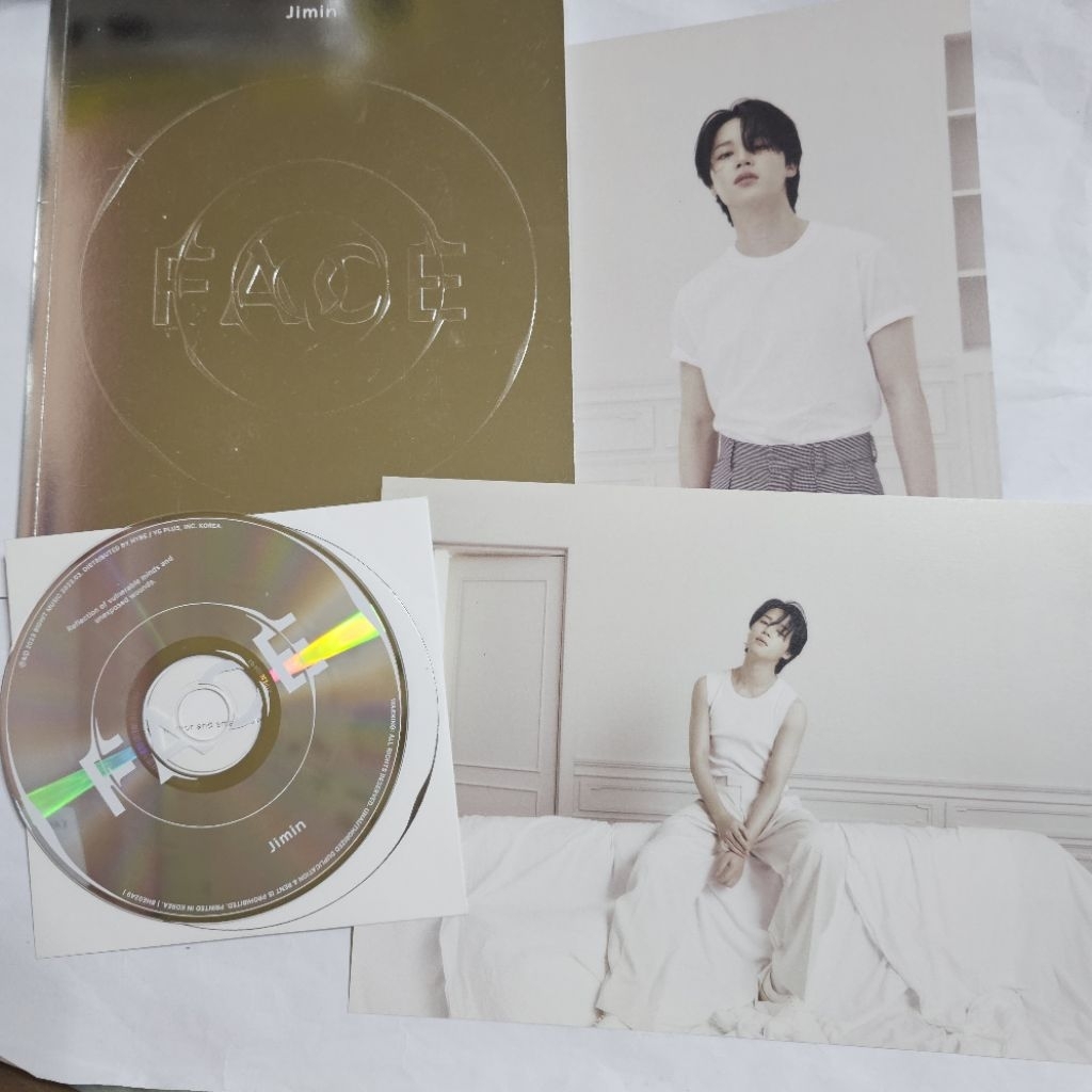 BTS Jimin Face Album Invisible Face Album แกะแล้ว สภาพดี ได้ของตามภาพ