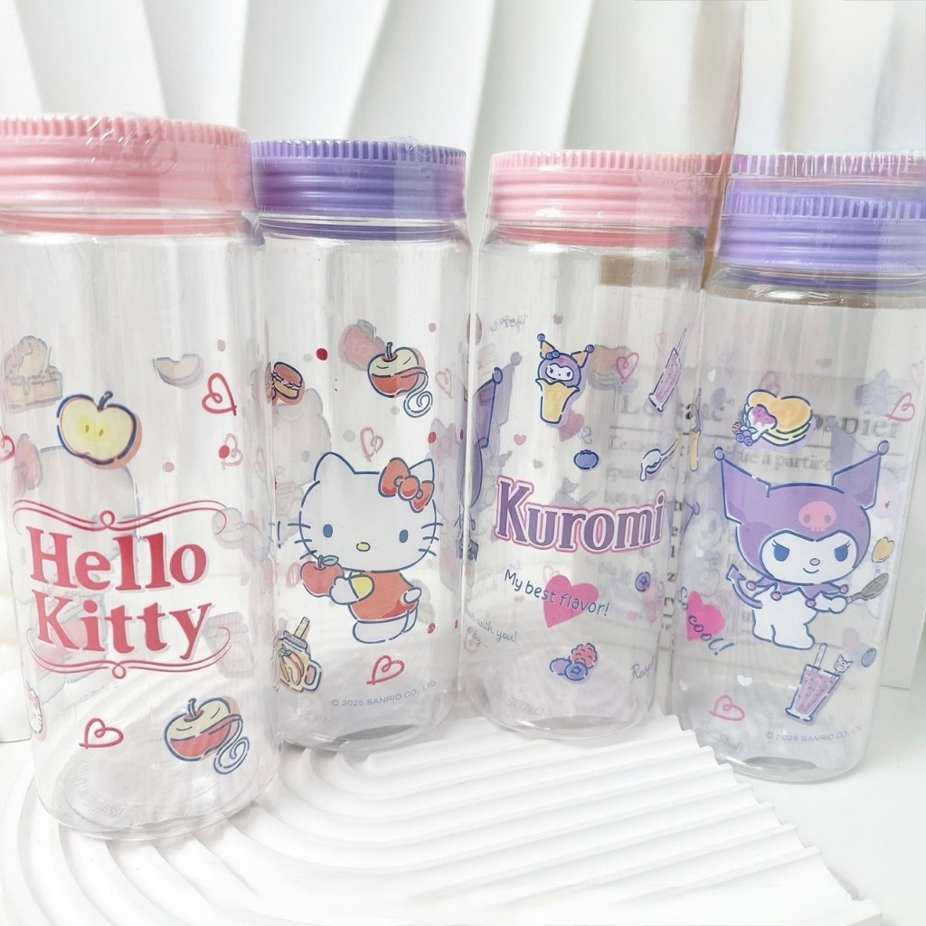 Hello kitty ขวดใส่น้ำดื่ม กระบอกใส่น้ำ ขวดน้ำดื่มคละลายคละสี