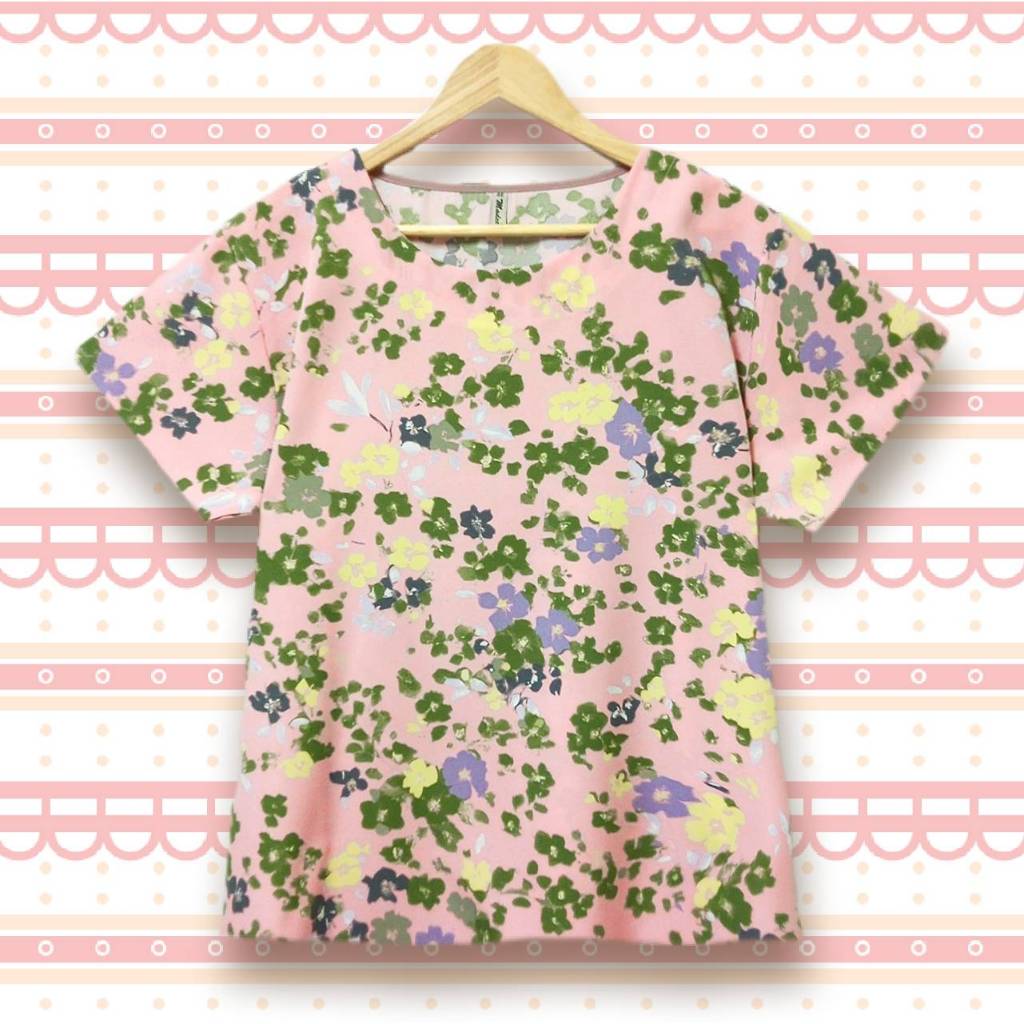 เสื้อสาวอวบ ผ้าไหมอิตาลี่ ไซส์เสื้ออก 40/42/44/46 รูปที่ 3