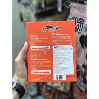 9228 KITTY LICKS 30 TUBES / ขนมแมว ขนมแมวเลีย รสทูน่า, ทูน่า & แซลม่อน, ทูน่า&หอยเชลล์ 30 หลอด **1แถม1 299บาท