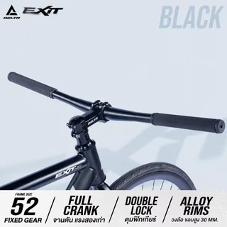 DELTA รุ่น NEW EXIT จักรยานฟิกเกียร์ วงล้อ 700c อลูมิเนียม ขอบล้อสูง 30 MM. FIX GEAR BICYCLE ไซส์ 52