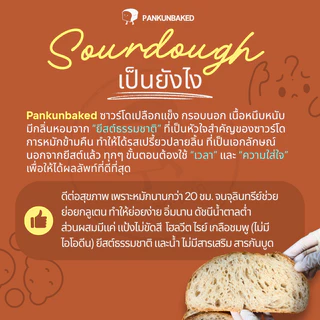 Classic Sourdough คลาสสิคซาวร์โด 650g. (น้ำหนักแป้งโดว์ก่อนอบ)