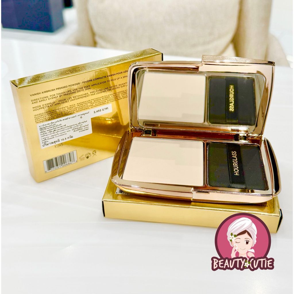 🌟Hourglass Vanish Airbrush Pressed Powder 10.5 g. ผลิตปี 2026🌟ป้ายห้าง แท้💯 จาก Central