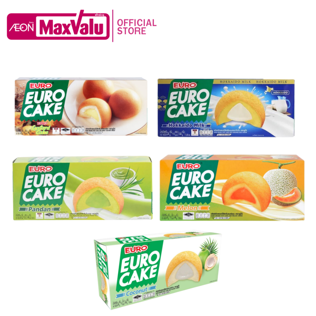 ยูโร่ เค้ก 144 กรัม Euro  Cake 144g.