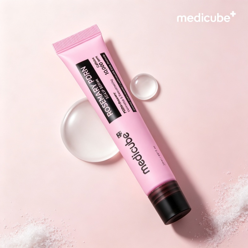 medicube เซรั่มเพื่อหนังศีรษะแข็งแรง โรสแมรี่ PDRN ซึมไว บางเบา ผมฟูหนา ดูแลขุยรังแค อ่อนโยน เกาหลี 20ml ของแท้