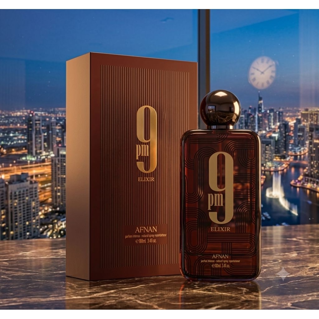 9pm elixir by Afnan perfume 100ml. original Arabic perfume