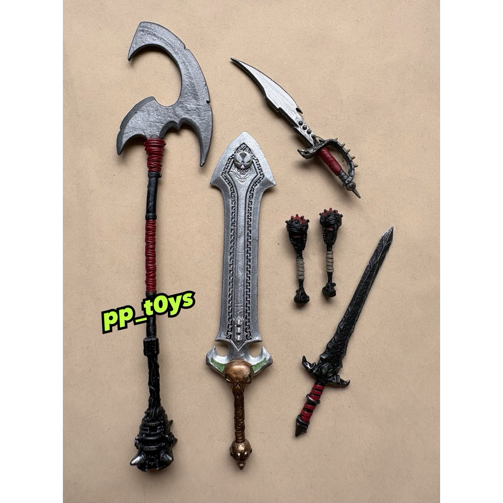 [Melee] โมเดลดาบ ขวาน มีด Mcfarlane Spawn weapons Pack for figure 1:10 (มี 5 แบบ)