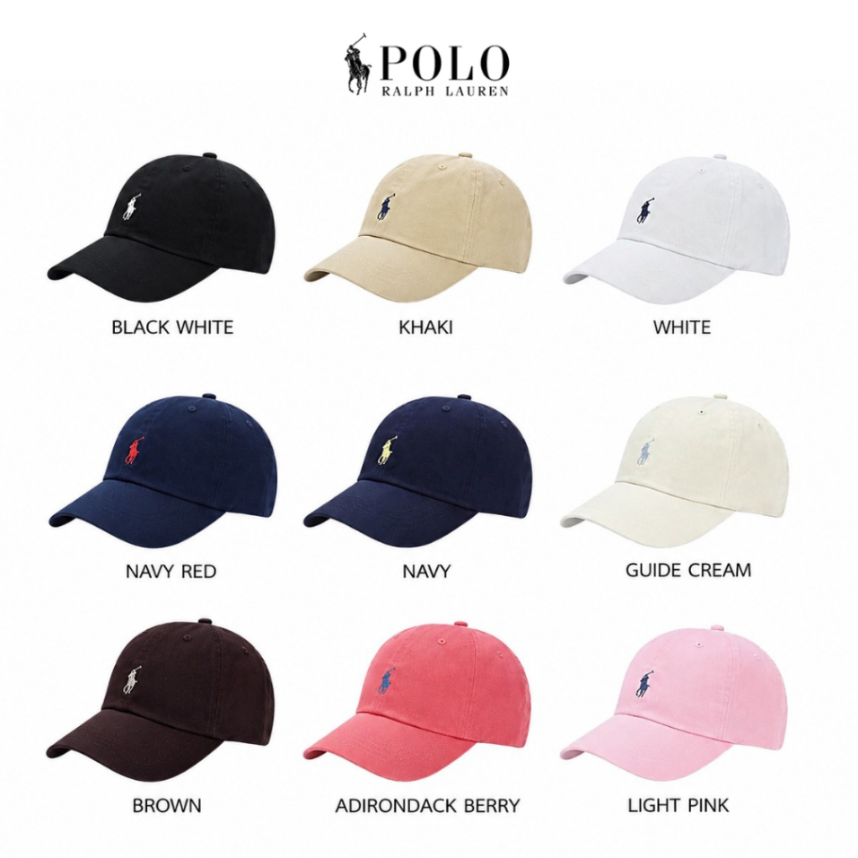 [พร้อมส่ง] หมวก Polo Ralph Lauren ของแท้ 100%