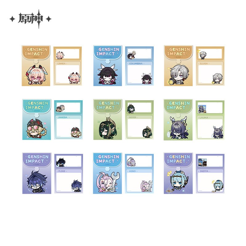 [Pre-order/อ่านรายละเอียดก่อนสั่ง] โพสท์อิทตั้งโต๊ะ Nod-Krai (Emoji Ver.)