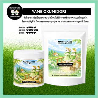ถั่วครีมมี่-หอมหวาน YAME OKUMIDORI MATCHA - MATCHAMASE (มัทฉะมาเสะ)