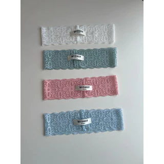 Wishly lace hairband พร้อมส่ง สินค้า handmade