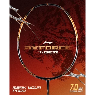 Li-Ning AXFORCE TIGER พร้อมส่ง ไม้แบดมินตัน ไม้แบดหัวหนัก ก้านอ่อน 7.0mm 4U 5U ตบแรง ตีง่าย