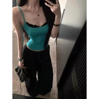 (พร้อมส่ง)สายเดี่ยวโชว์ชั้นในปลอม