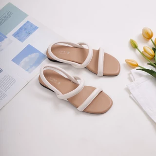 LEAVESSHOES รองเท้ารัดส้นผู้หญิง รุ่น Valley พื้นนุ่ม ใส่สบาย ไม่กัดเท้า สไตล์มินิมอล เกาหลี แมทช์ง่ายทุกลุค