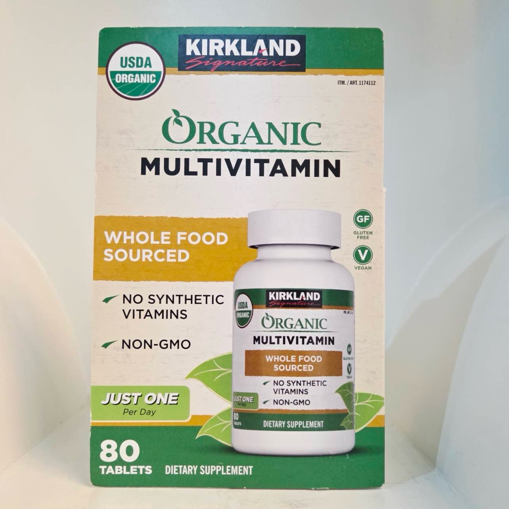 Kirkland Signature Organic Multivitamin 80Tablets