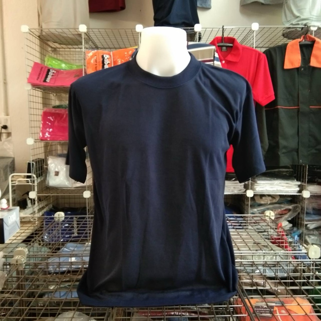 คอกลมแขนสั้น เสื้อใส่ทำงาน ผ้าคอตตอนTC ขนาดฟรีไซส์ Babalance/Babeeland