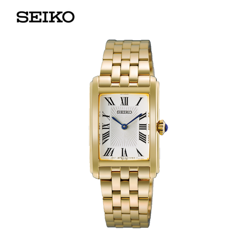 SEIKO QUARTZ ไซโก นาฬิกาข้อมือผู้หญิง รุ่น HGG001P ขนาด 22.20 mm. สีทอง