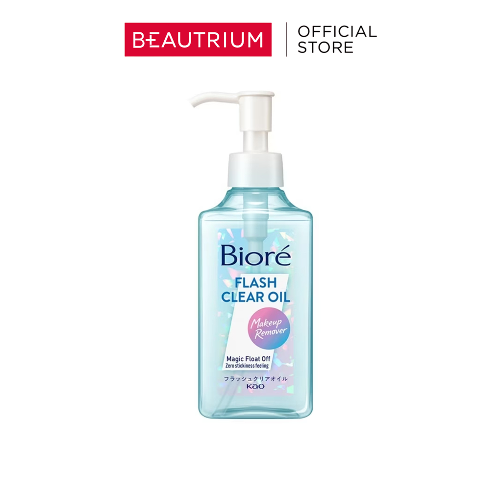 BIORE Flash Clear Oil Makeup Remover ผลิตภัณฑ์ทำความสะอาดผิวหน้า 150ml
