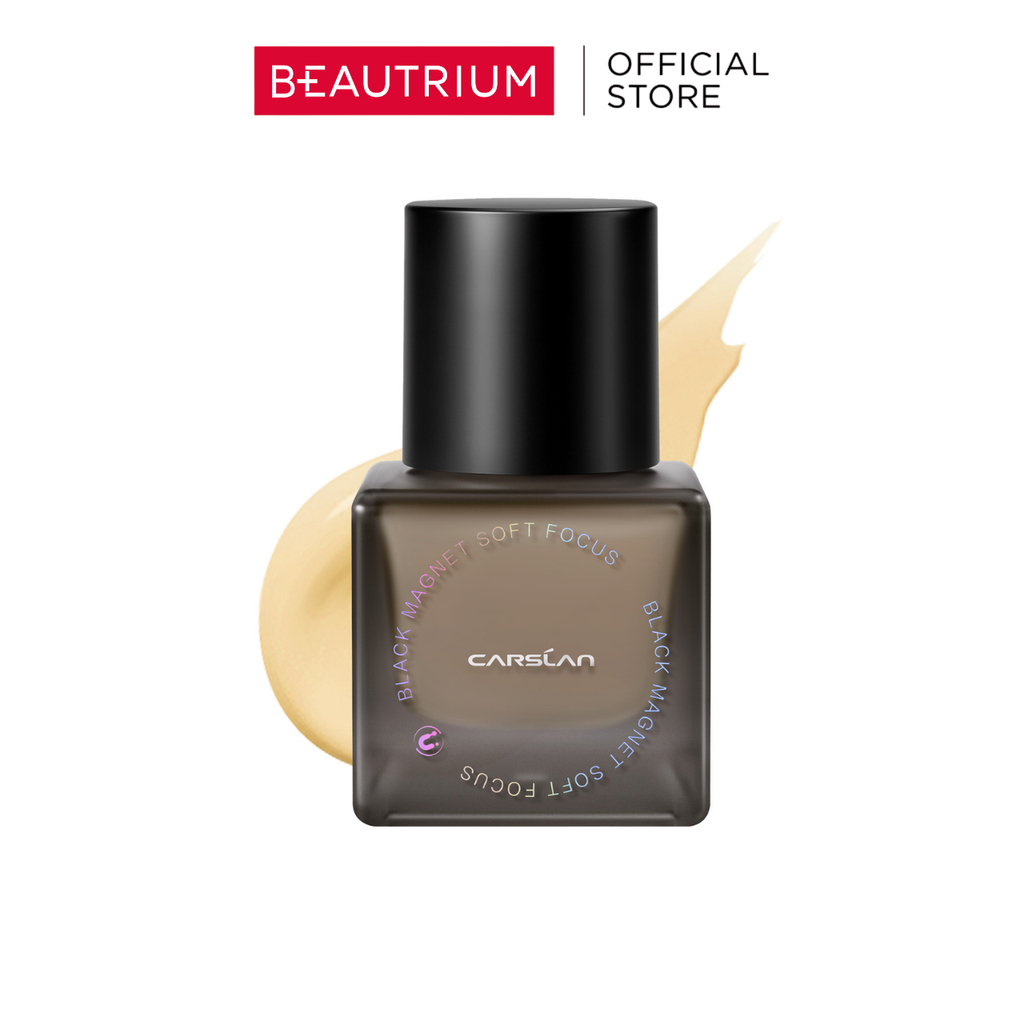 CARSLAN Black Magnet Soft Focus Foundation รองพื้น 30g