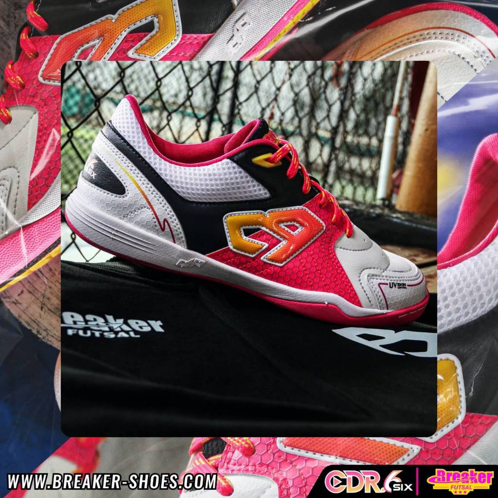 (ลิขสิทธิ์แท้ Breaker) รองเท้าฟุตซอล CDR 6 หนังสังเคราะห์ รูปที่ 5
