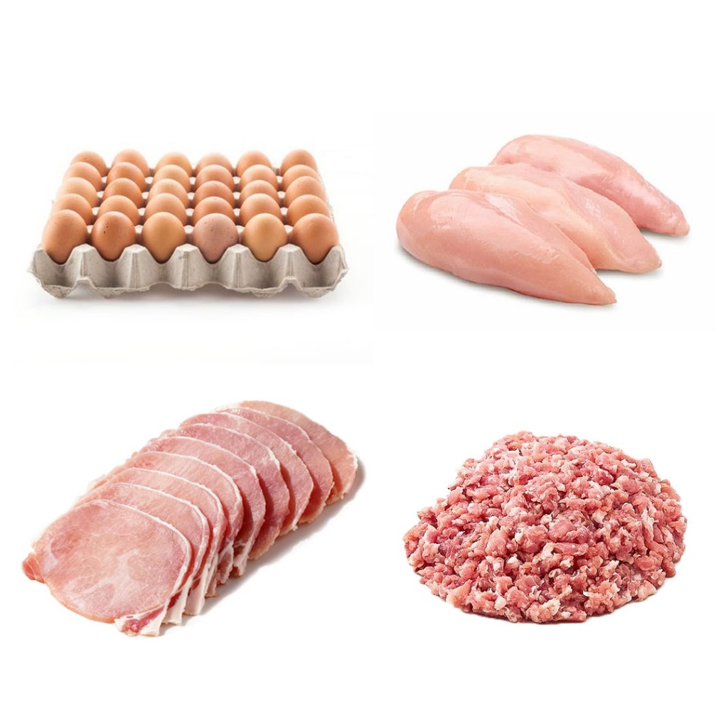 🛒Oishi-Fresh🥩ไข่ไก่สด อกไก่ หมูสไลด์ หมูบด 1 กก. ปลอดภัยได้มาตรฐาน เนื้อ สด สะอาด โปรตีนสูง ส่ง 24 ชม.