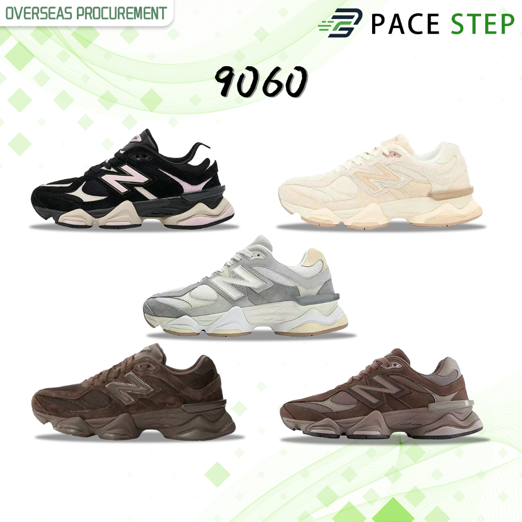 【ของแท้ 100%】🍀 NB 9060 รองเท้ากีฬา  สำหรับทั้งชายและหญิง ไซส์  36-45 🌏 U9060JBR-001/U9060ZWD/U9060CC