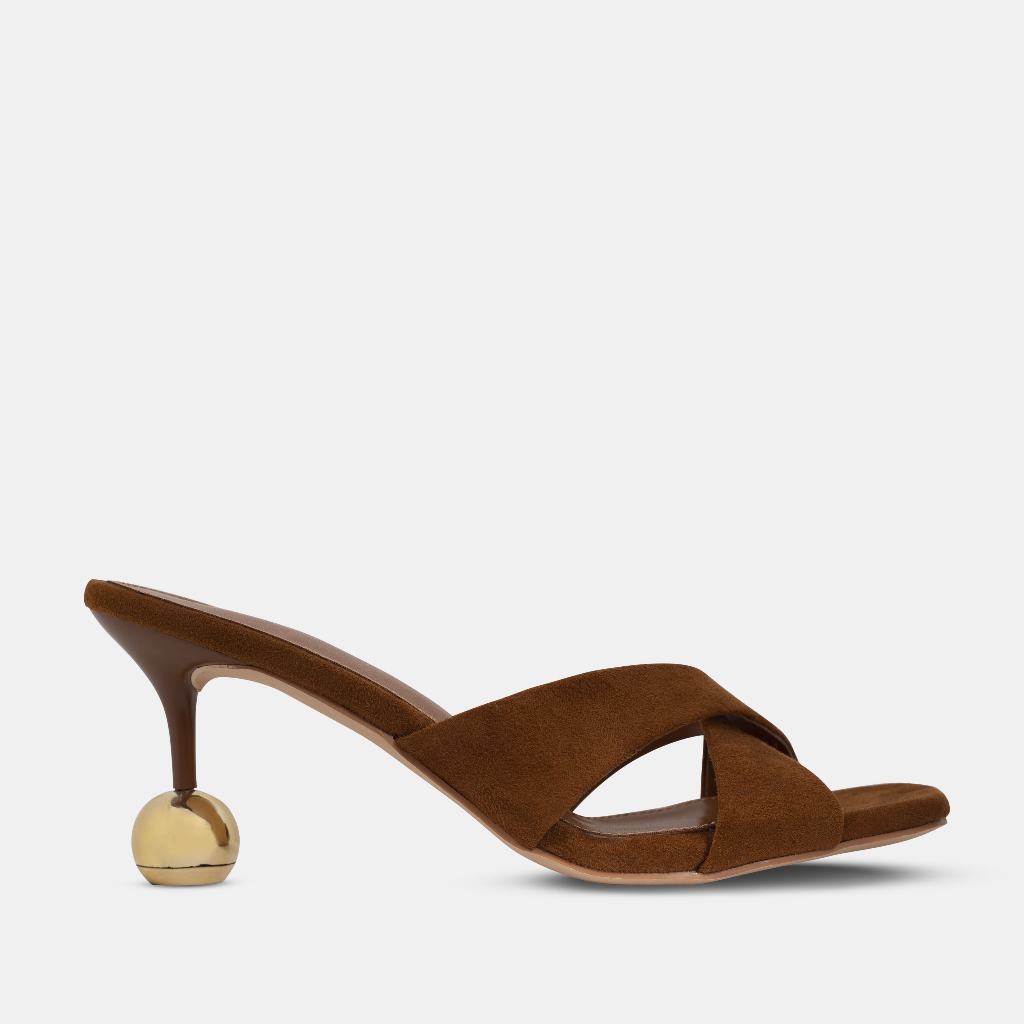 Sole and Santé - Maya Open Toe Mules (3”heels)