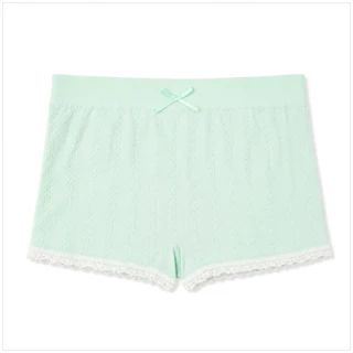 💥LansrubBra💥 (N022) กางเกงซับใน แต่งขอบลูกไม้ ผ้านุ่ม