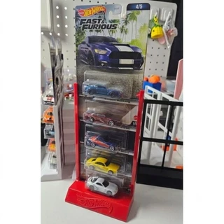 ​ชั้นวางรถ Hot Wheels แพคพรีเมี่ยม (ใส่ได้ 5 คันครบเซ็ต)
